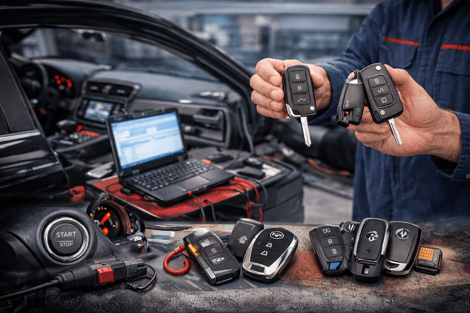 Double de clé voiture et programmation