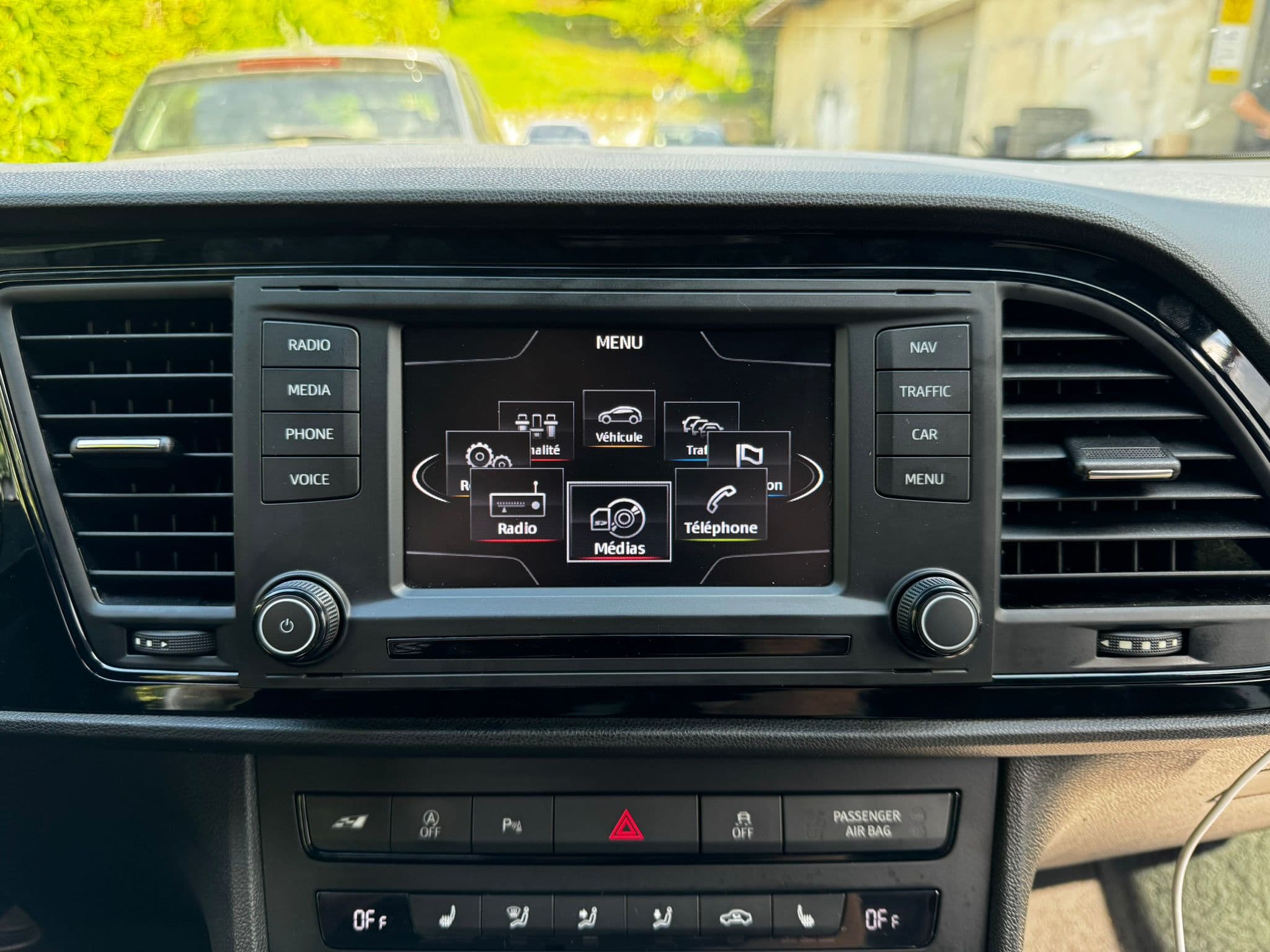 Système avant activation CarPlay